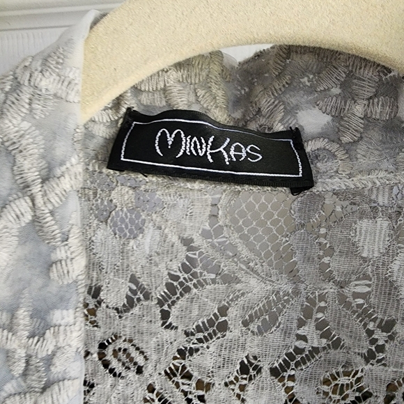 Artsy Eclectic Minkas Lace Duster Sz Small - Picture 3 of 14
